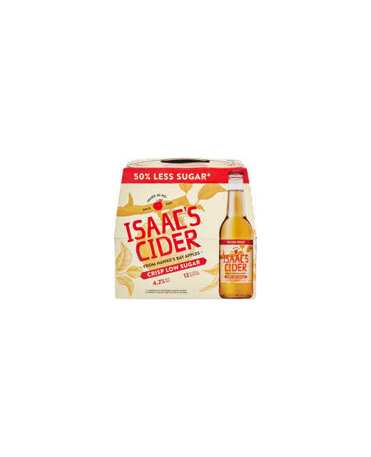 Isaacs Crisp Low Sugar Cider 12pk