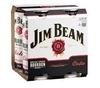 Jim Beam 440ml 4pk cans