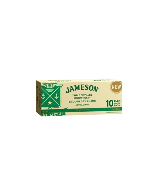 Jameson Dry & Lime 4.8% 10pk cans