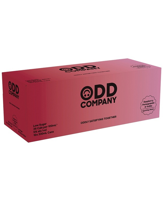 Odd Co. Raspberry, Pomegranate & Vodka 10pk cans