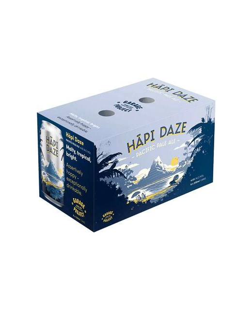 Garage Project Hapi Daze Pacific Pale Ale 330ml 6pk cans