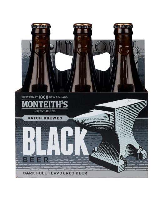 Monteith's Black Beer 6pk BTL