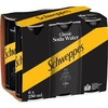 Schweppes Soda 250ml 6pk cans