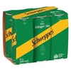 Schweppes Dry Ginger Ale 250ml 6pk cans