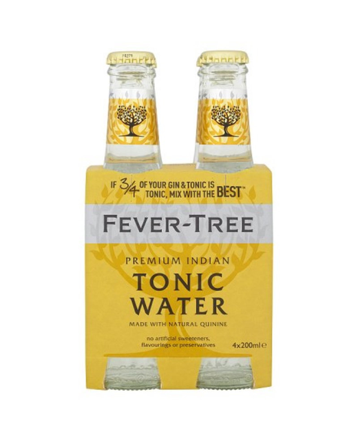 FeverTree Premium Indian Tonic Water 200ml 4pk BTL OtherSoft drinks