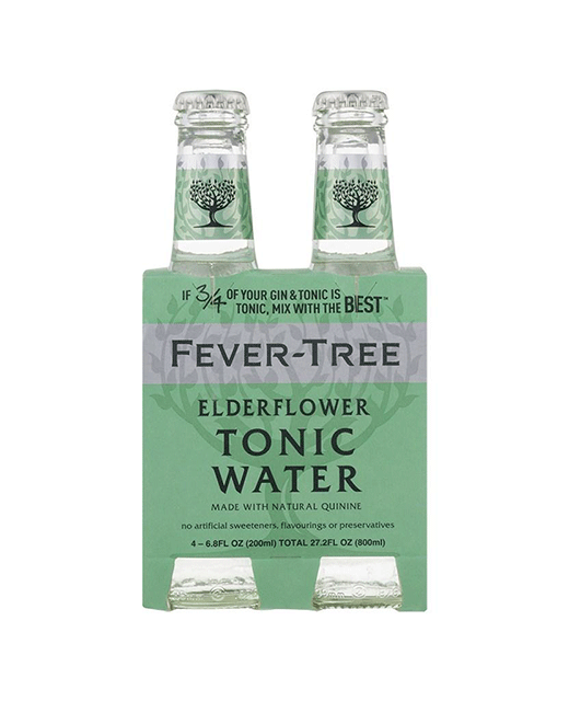 Fever-Tree Elderflower Tonic Water 200ml 4pk BTL