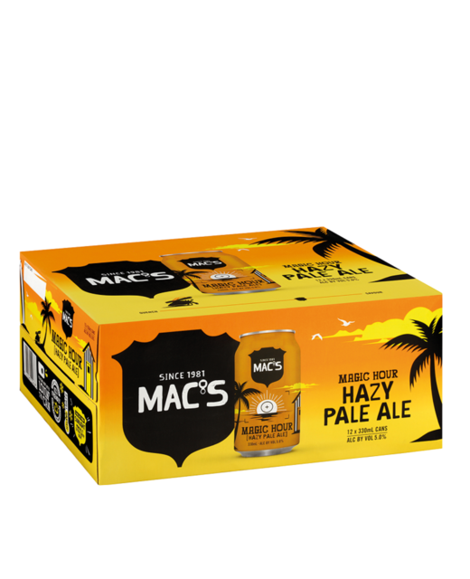 Mac's Magic Hour Hazy Pale Ale 330ml 12pk cans