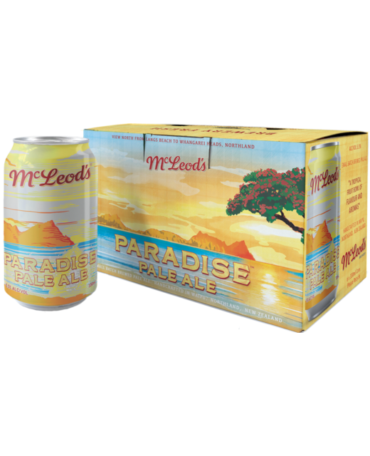 McLeod's Paradise Ale 330ml 6pk cans