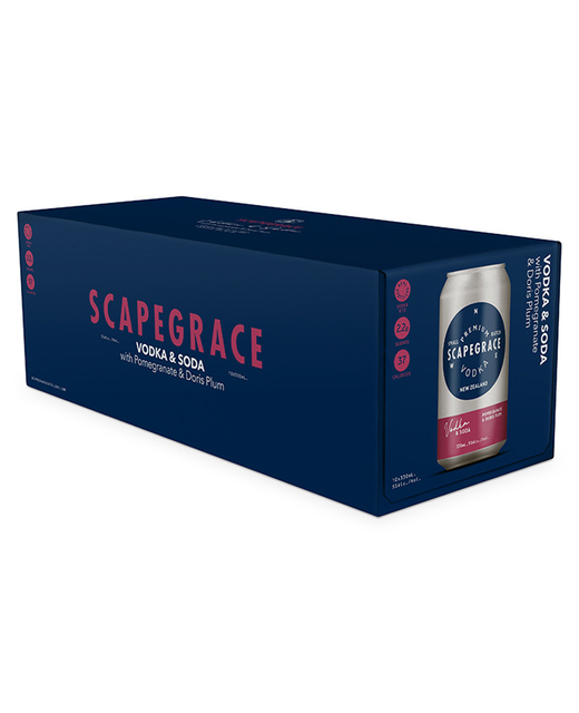 Scapegrace Vodka, Soda, Pomegranate & Plum 10pk cans