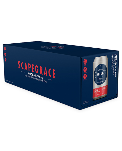 Scapegrace Vodka, Soda, Apple & Pear 10pk cans