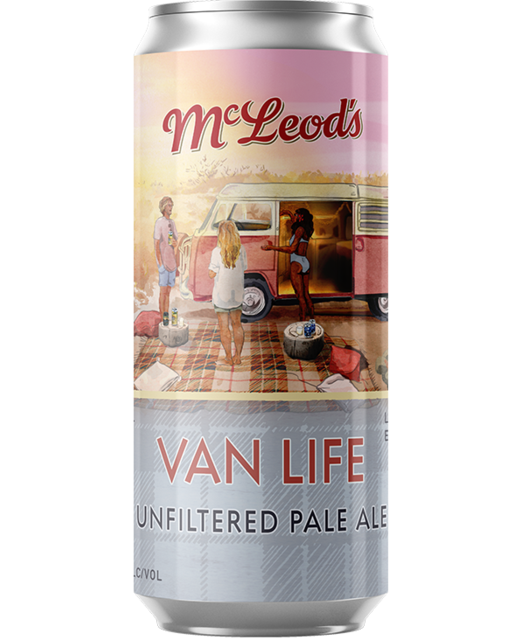 McLeod's Van Life Unfiltered Pale Ale 440ml