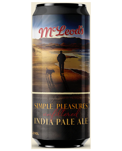 McLeod's Simple Pleasures Unfiltered IPA 440ml