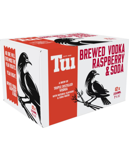 Tui Vodka Raspberry & Soda 12pk cans