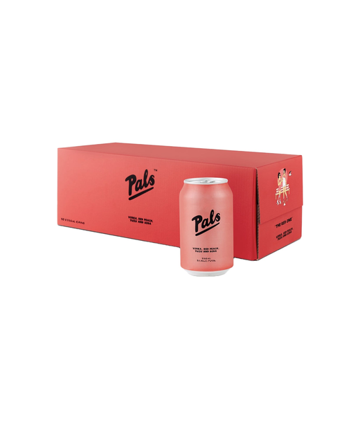 Pals Red Vodka, Red Peach, Yuzu & Soda 10pk cans