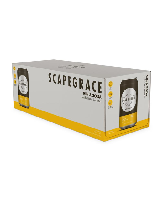 Scapegrace Gin & Soda w Yuzu 10pk cans