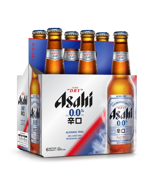 Asahi Super Dry 0.0% 6pk BTL