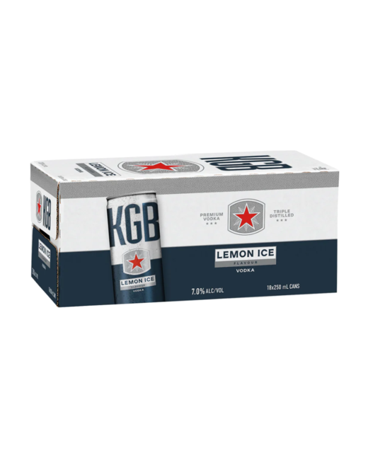 KGB Lemon Ice 18pk cans