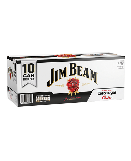 Jim Beam Zero Sugar 10pk cans