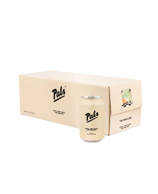 Pals Beige Vodka, Pink Guava, Lime & Soda 10pk cans