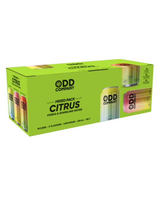 Odd Co. Mixed Pack Citrus Vodka 10pk cans