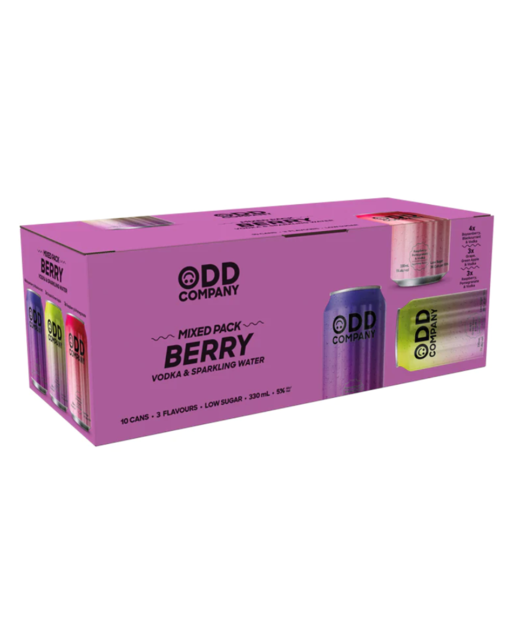 Odd Co. Mixed Pack Berry Vodka 10pk cans