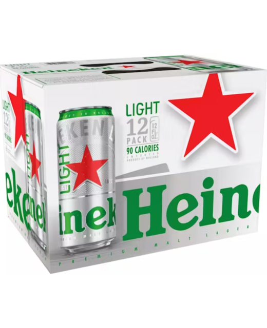 Heineken Silver 12pk cans