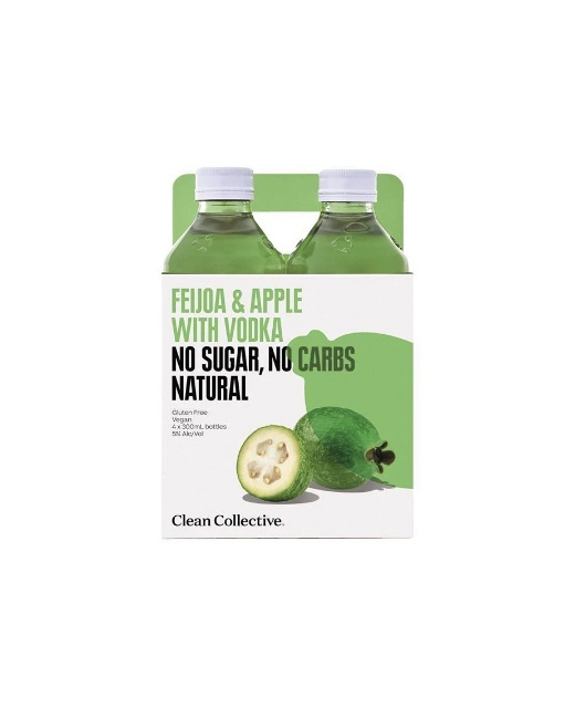 Clean Collective Feijoa & Apple w Vodka 4pk BTL