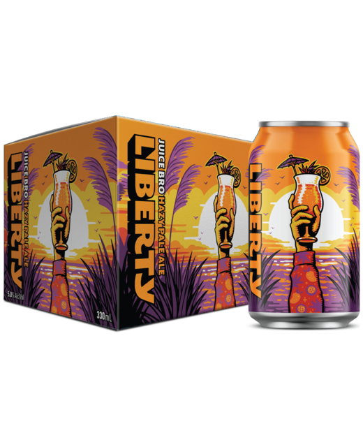 Liberty Juice Bro Hazy Pale Ale 6pk cans