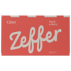 Zeffer Peach & Berry Cider 6pk cans