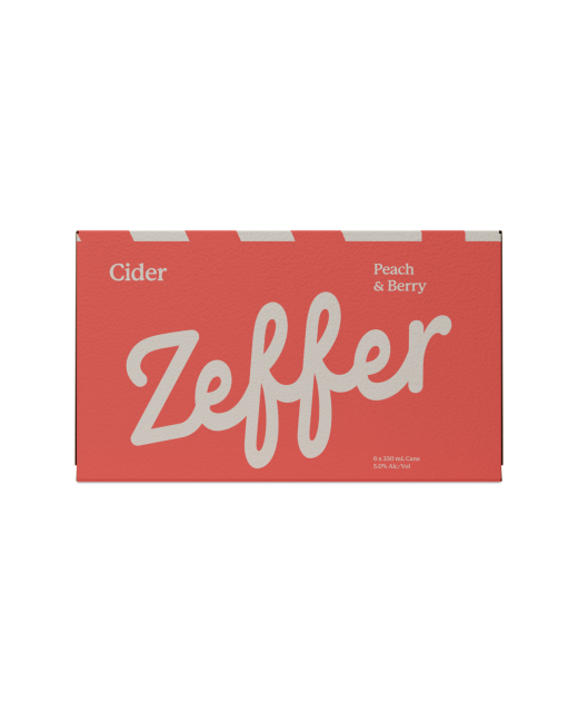 Zeffer Peach & Berry Cider 6pk cans