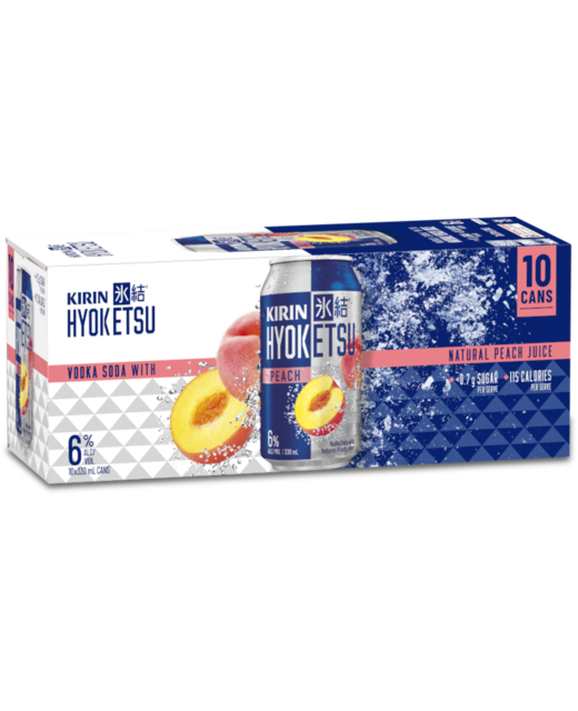 Kirin Hyoketsu Peach 10pk cans