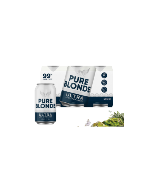 Pure Blonde Ultra Low Carb 6pk cans