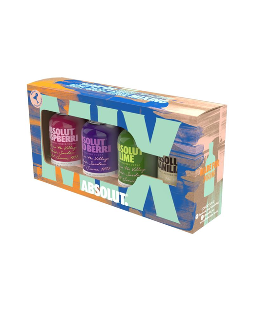 Absolut Mix 4x50ml Mini Gift Pack