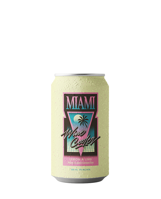 Miami Wine Cooler Lemon & Lime 6pk cans