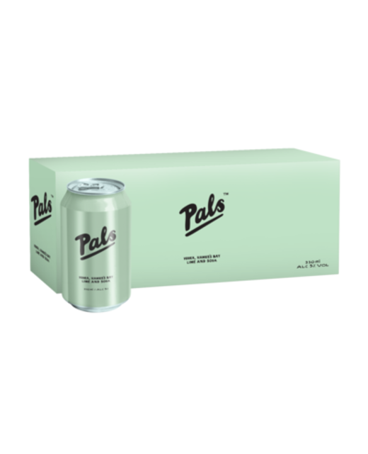 Pals Green Vodka, Lime & Soda 10pk cans